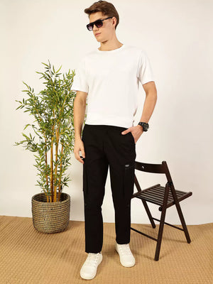 Thomas Scott Men Smart Easy Wash Cargo Trousers