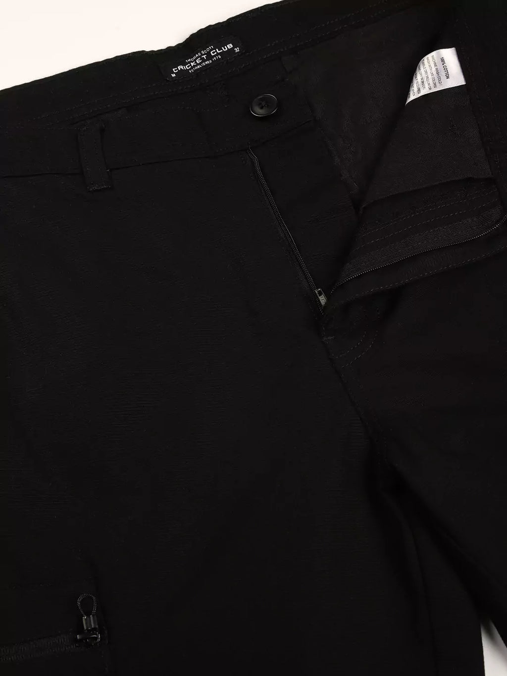 Thomas Scott Men Smart Easy Wash Cargo Trousers