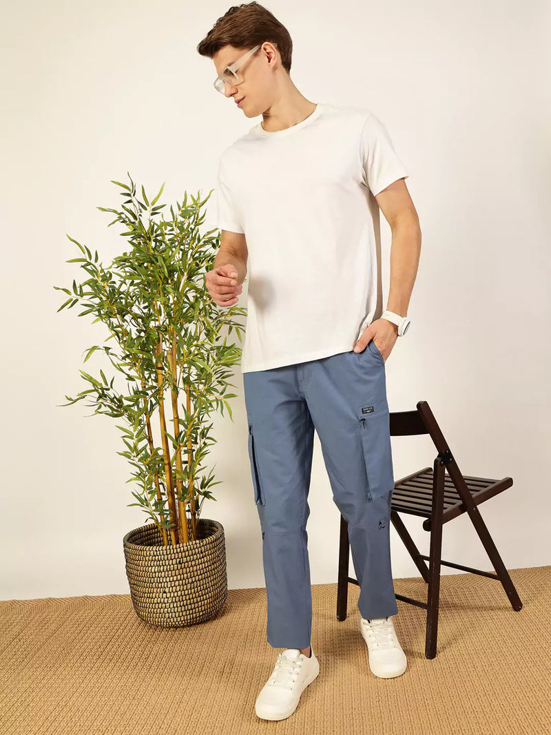 Thomas Scott Men Smart Easy Wash Cargo Trousers