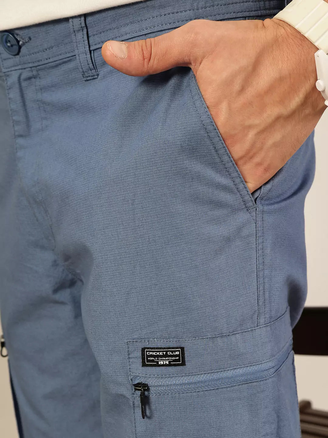 Thomas Scott Men Smart Easy Wash Cargo Trousers