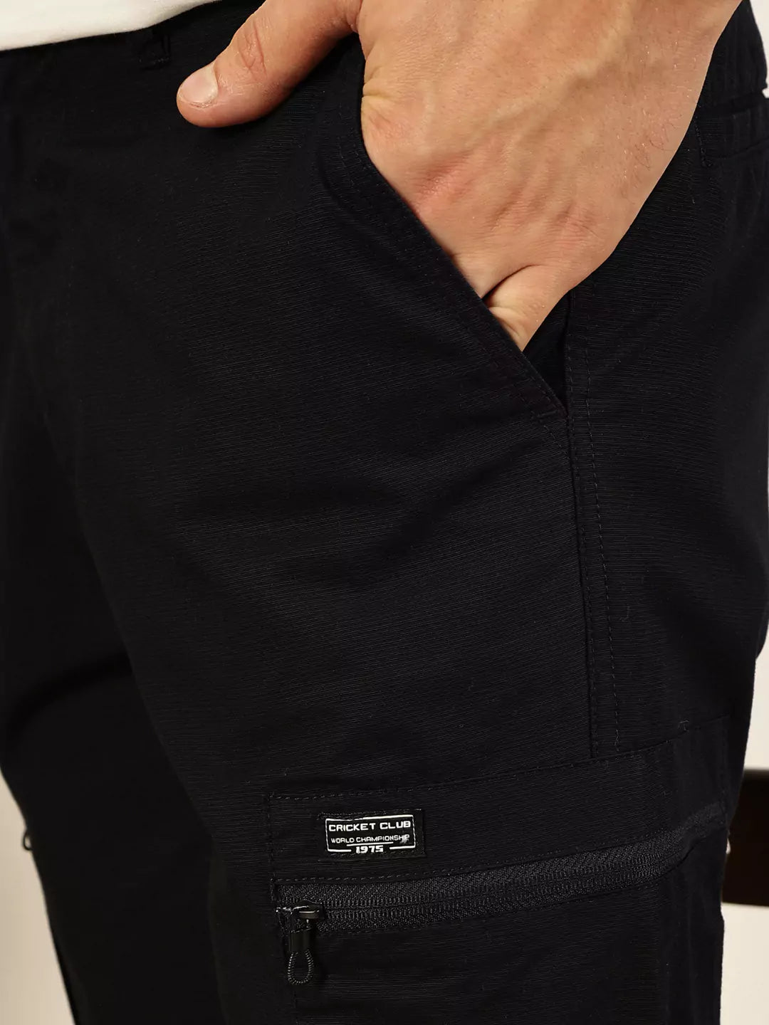 Thomas Scott Men Smart Easy Wash Cargo Trousers