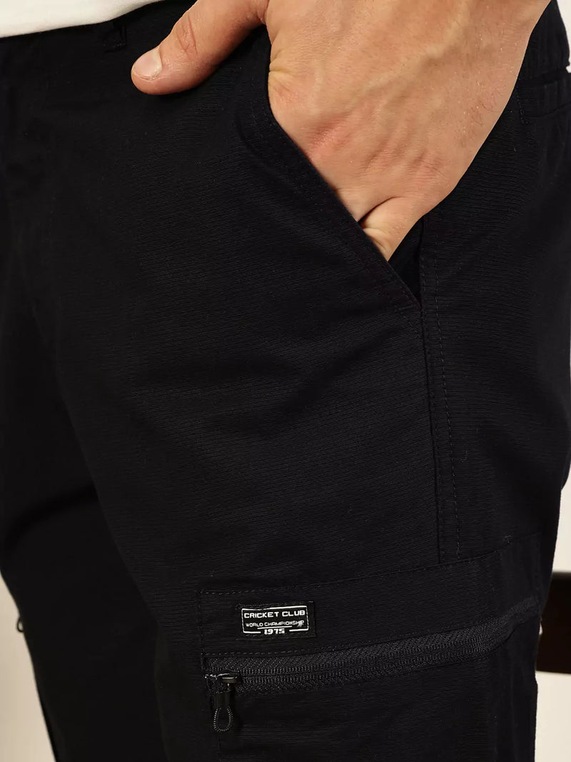 Thomas Scott Men Smart Easy Wash Cargo Trousers