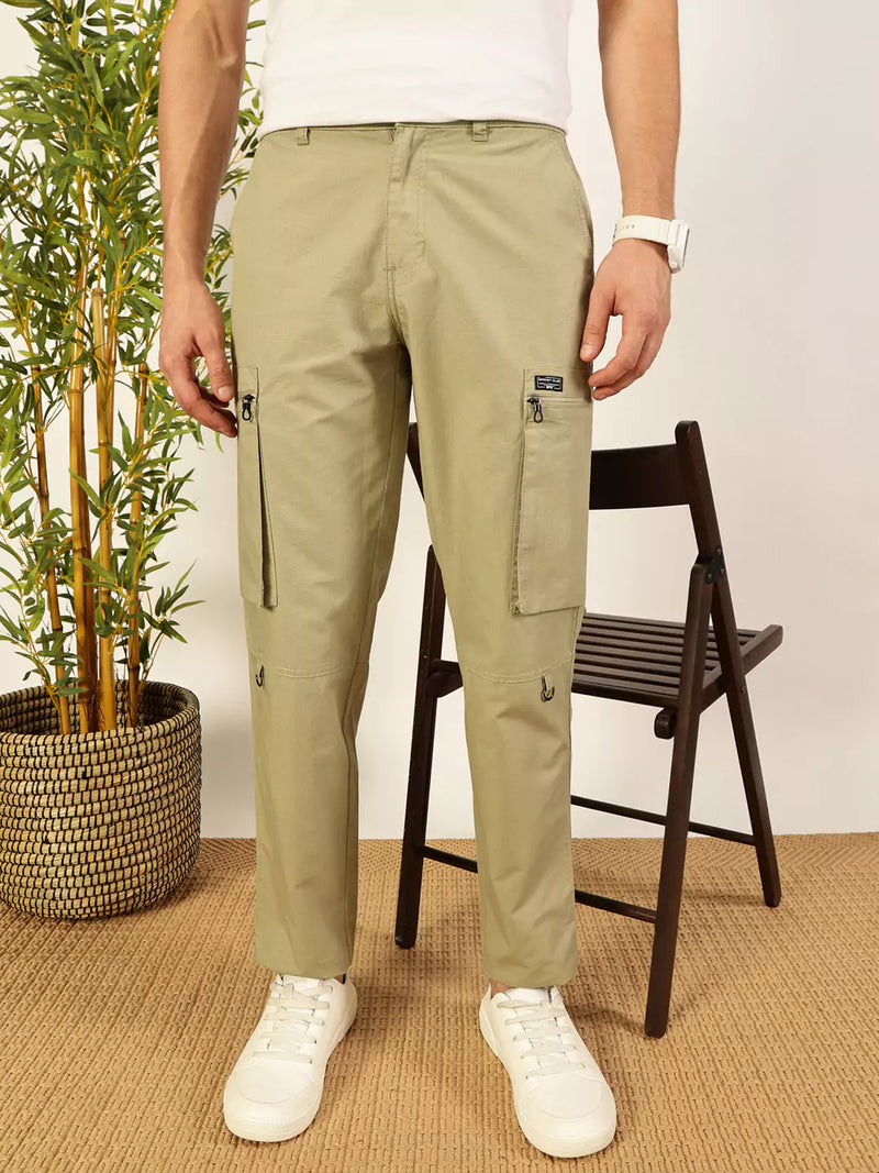 Thomas Scott Men Smart Easy Wash Cargo Trousers