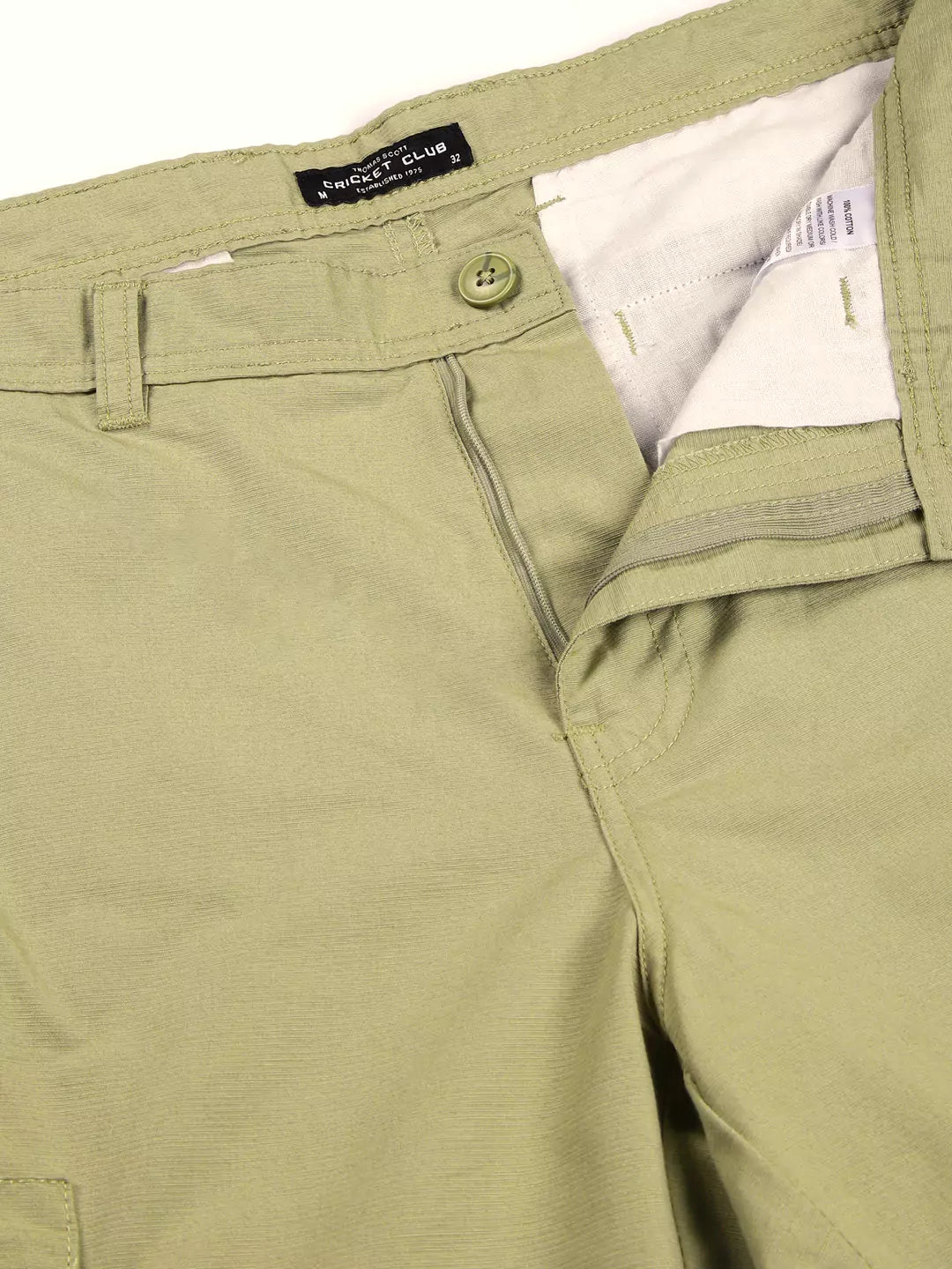 Thomas Scott Men Smart Easy Wash Cargo Trousers