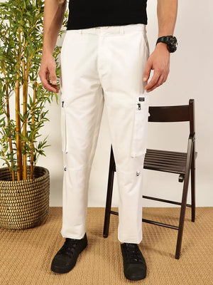 Thomas Scott Men Smart Easy Wash Cargo Trousers