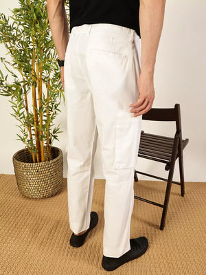 Thomas Scott Men Smart Easy Wash Cargo Trousers