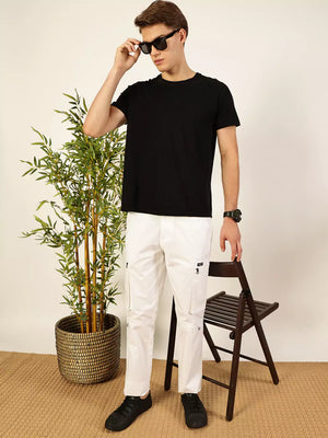 Thomas Scott Men Smart Easy Wash Cargo Trousers