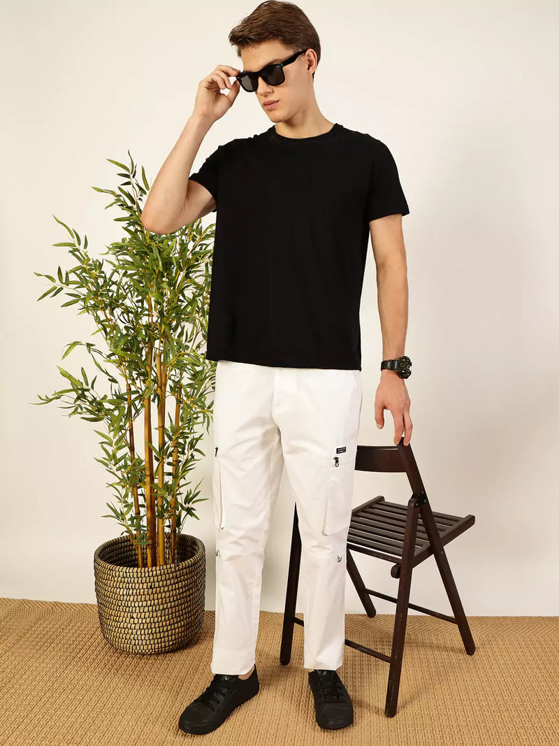 Thomas Scott Men Smart Easy Wash Cargo Trousers