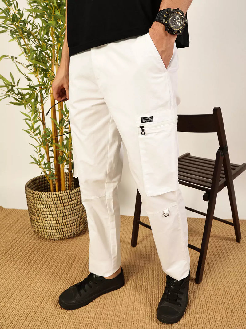 Thomas Scott Men Smart Easy Wash Cargo Trousers