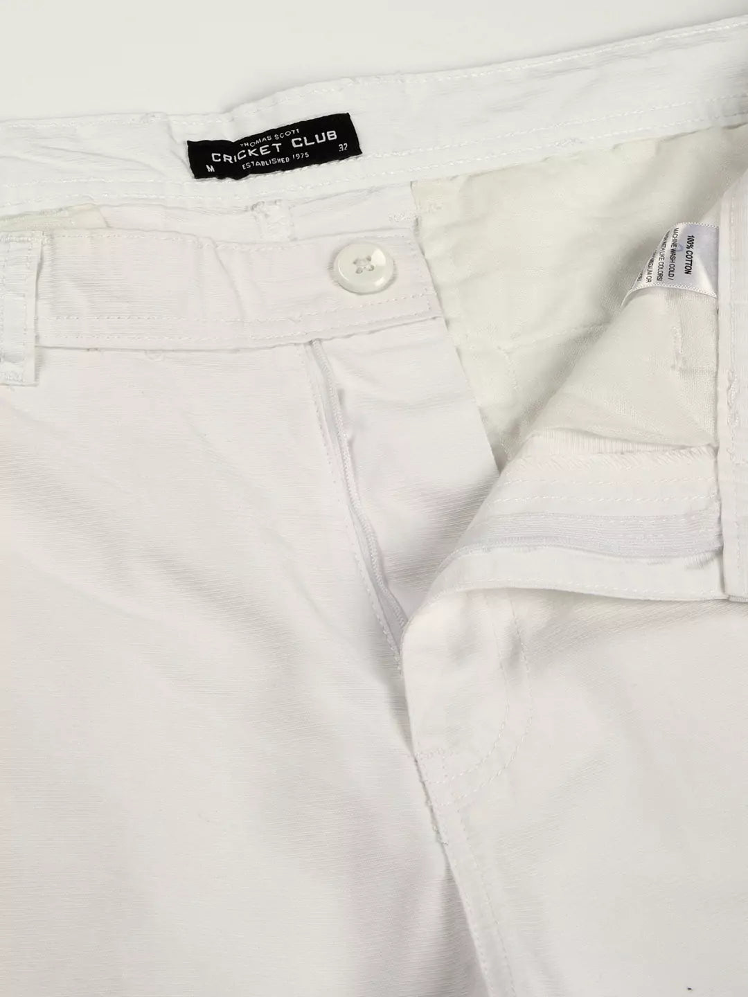 Thomas Scott Men Smart Easy Wash Cargo Trousers