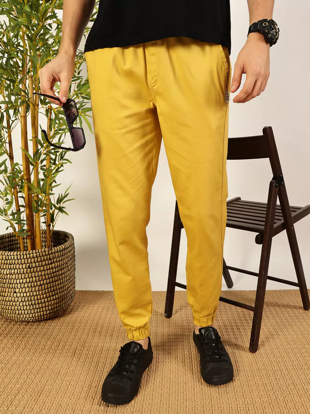 Thomas Scott Men Classic Easy Wash Joggers Trousers
