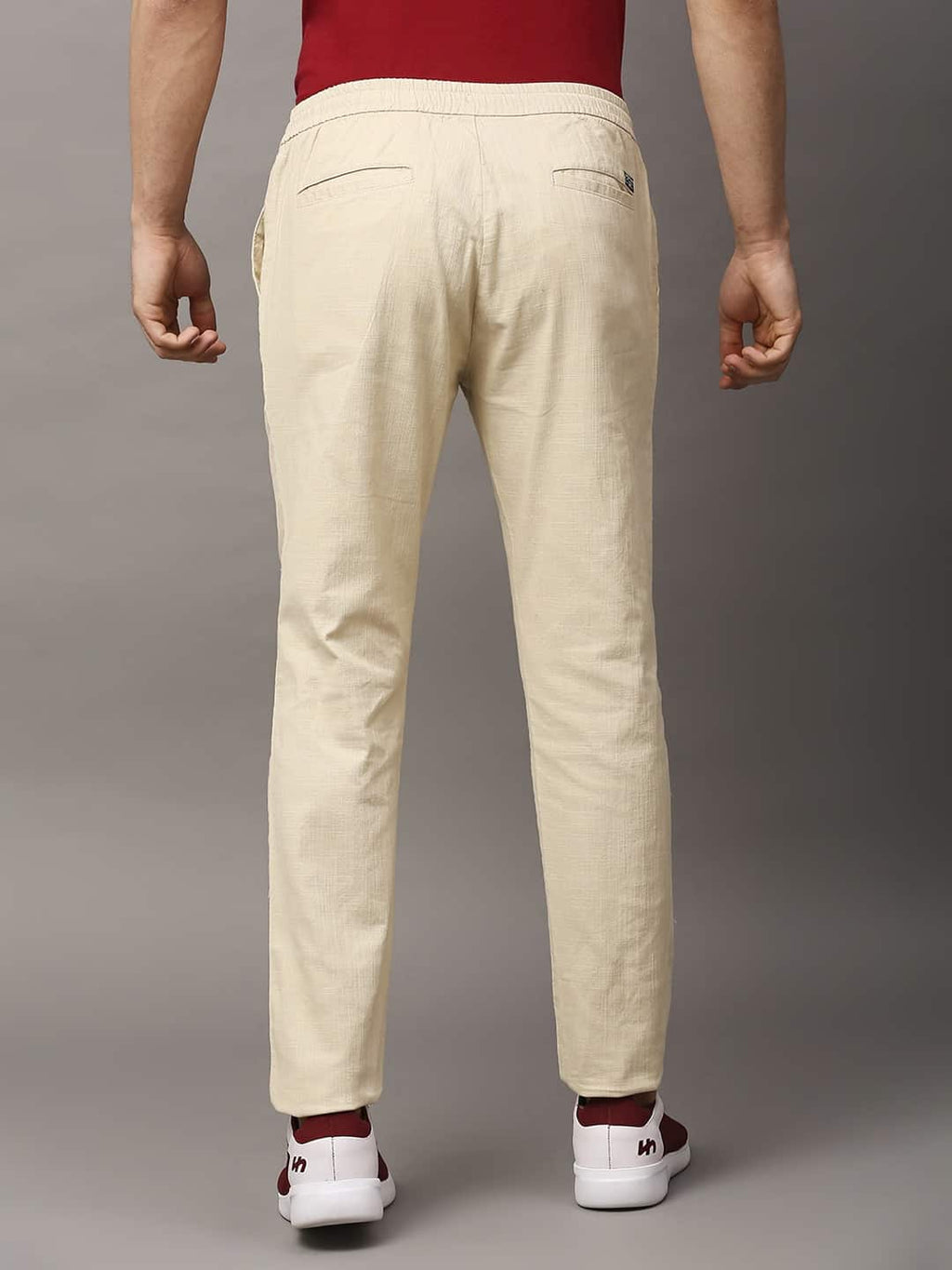 Thomas Scott Men Comfort Slim Fit Cotton Lycra Chinos
