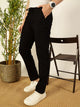 Black Comfort Slim Fit Chinos Trouser For Men