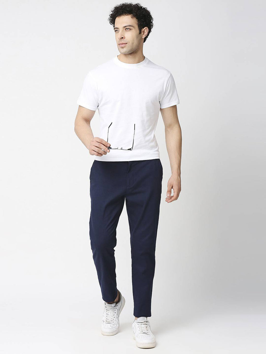 Thomas Scott Men Comfort Slim Fit Cotton Lycra Chinos