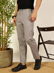 Grey Comfort Slim Fit Chinos Trouser For Men