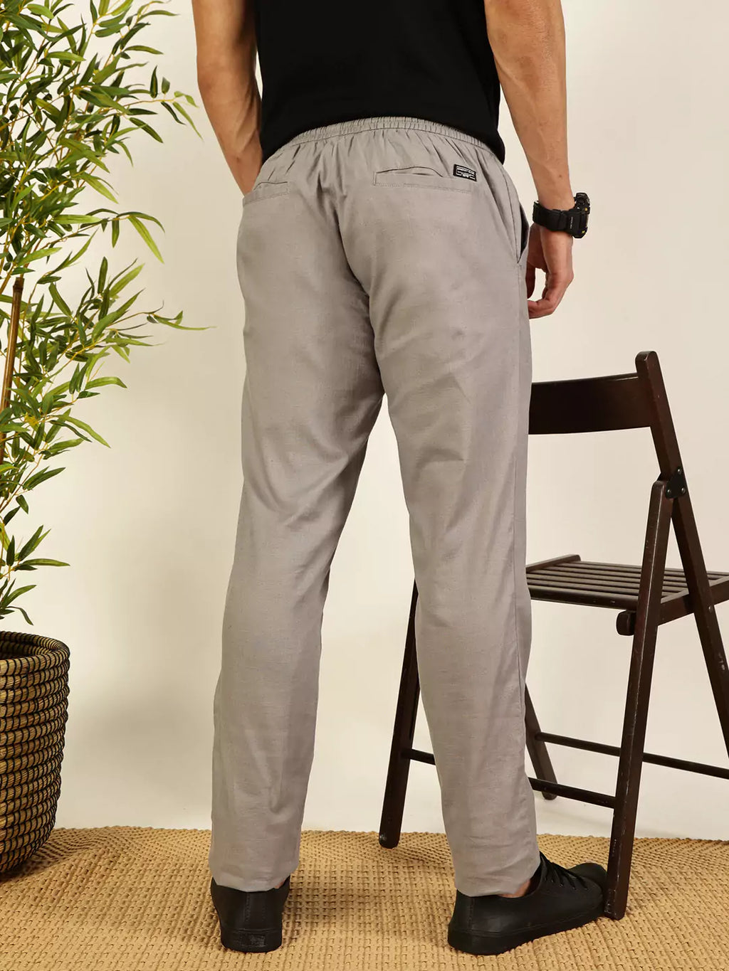 Thomas Scott Men Comfort Slim Fit Chinos Trousers
