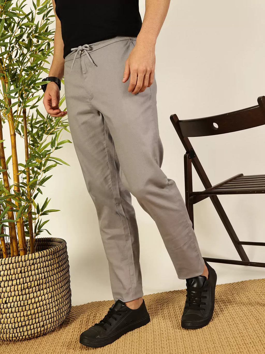 Thomas Scott Men Comfort Slim Fit Chinos Trousers