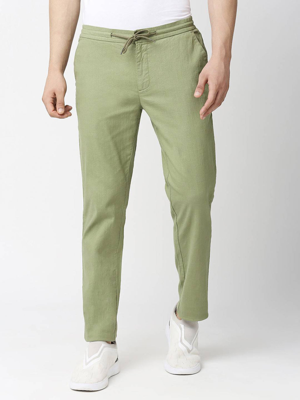Thomas Scott Men Comfort Slim Fit Cotton Lycra Chinos