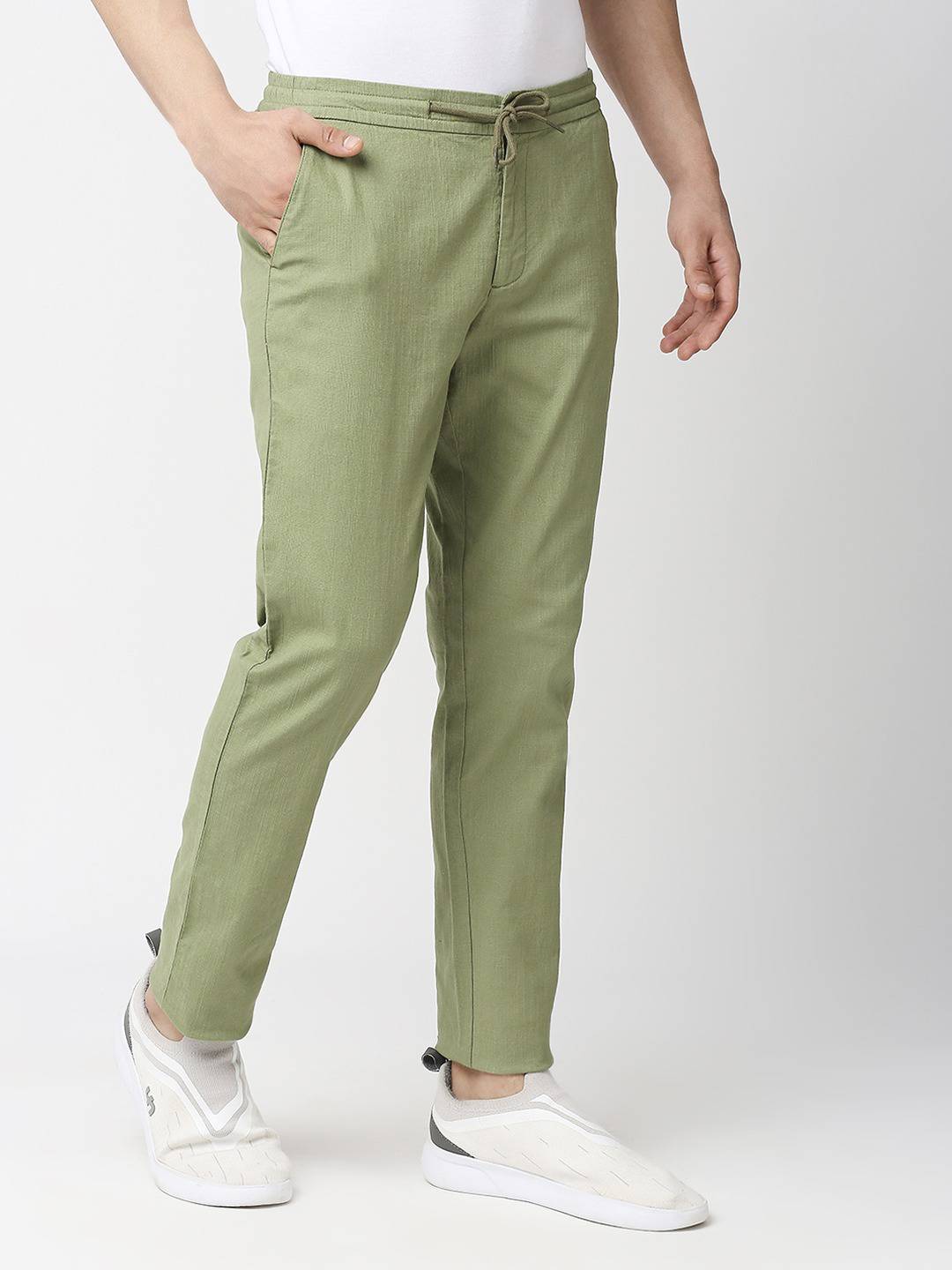 Thomas Scott Men Comfort Slim Fit Cotton Lycra Chinos