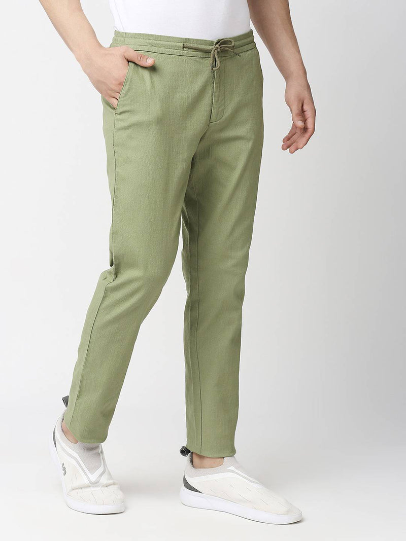 Thomas Scott Men Comfort Slim Fit Cotton Lycra Chinos