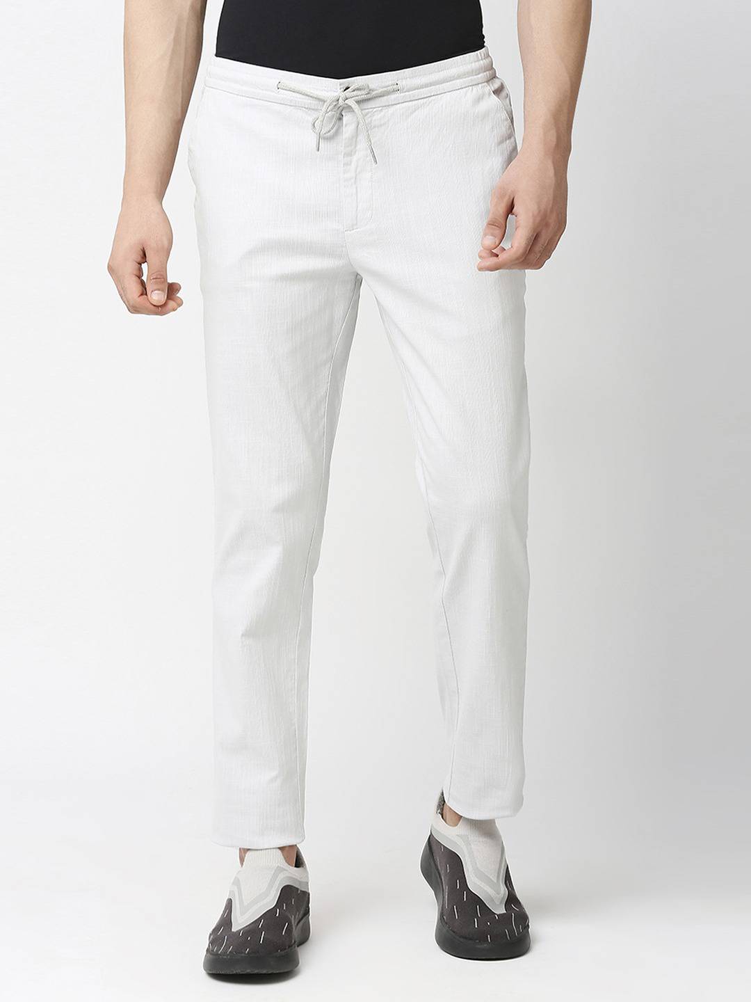 Thomas Scott Men Comfort Slim Fit Cotton Lycra Chinos