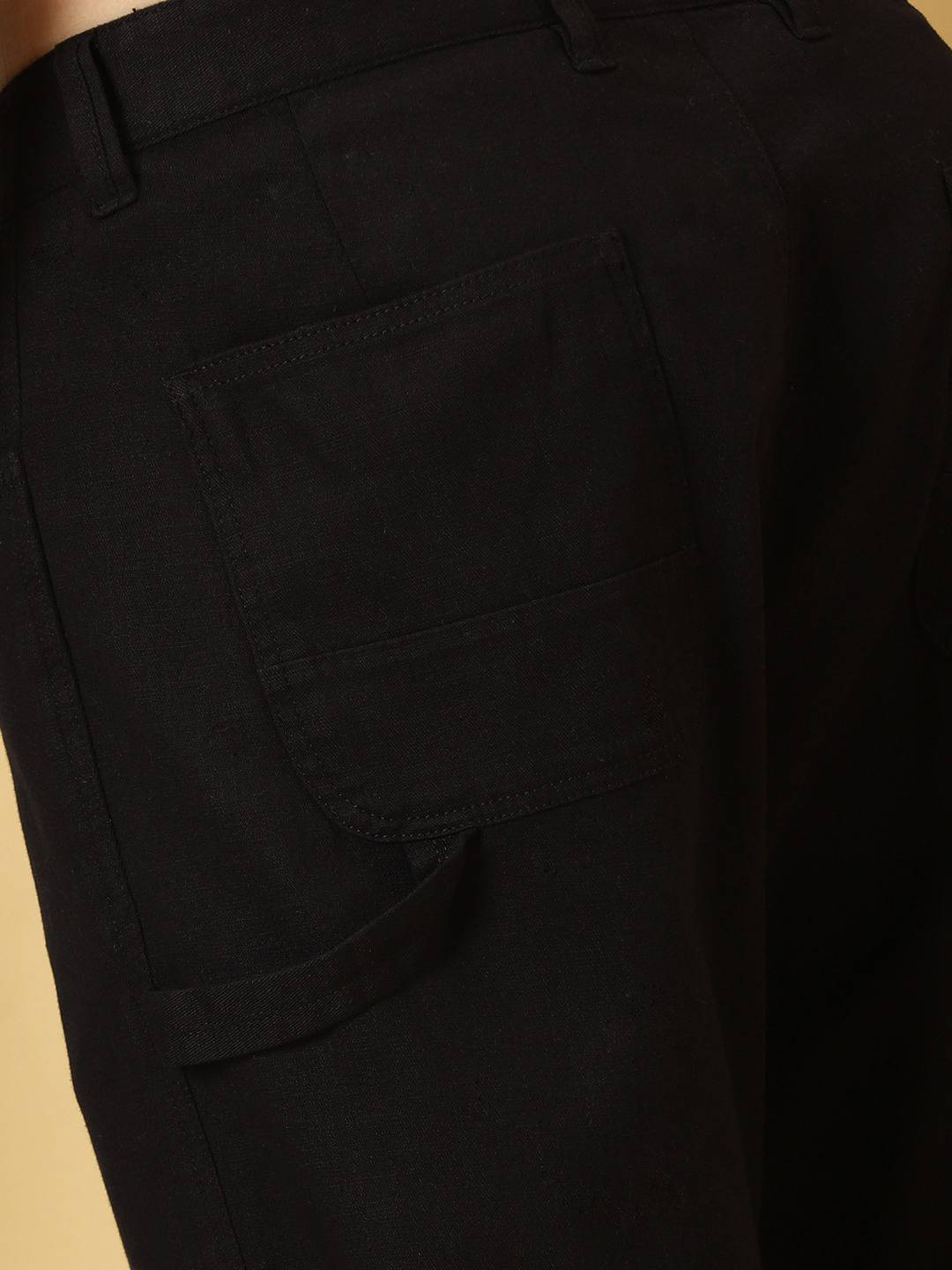 Thomas Scott Men Urban Easy Wash Linen Cotton Chinos Trouser