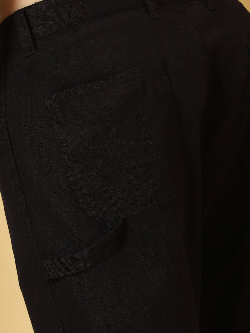 Thomas Scott Men Urban Easy Wash Linen Cotton Chinos Trouser