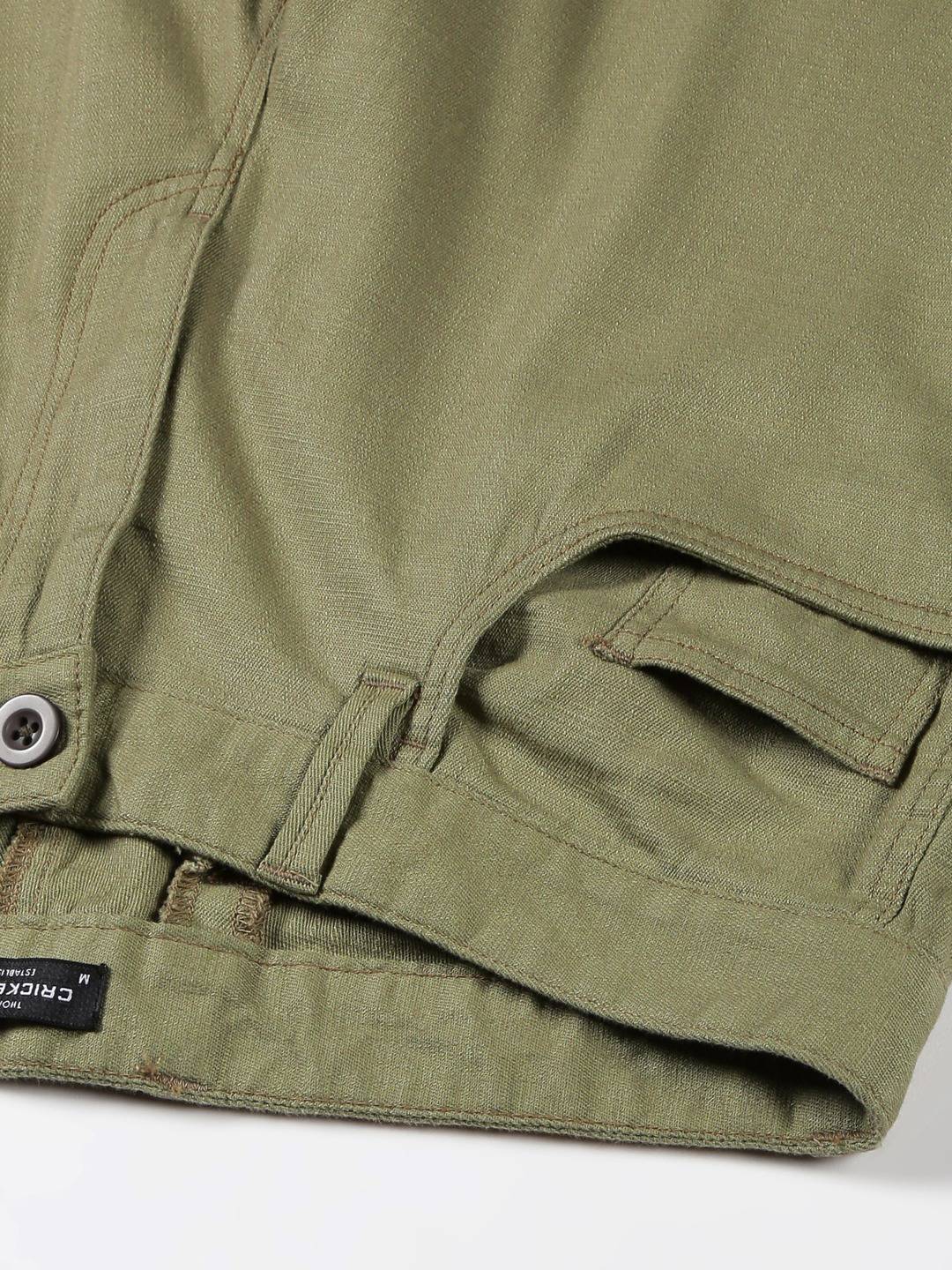 Thomas Scott Men Urban Easy Wash Linen Cotton Chinos Trouser