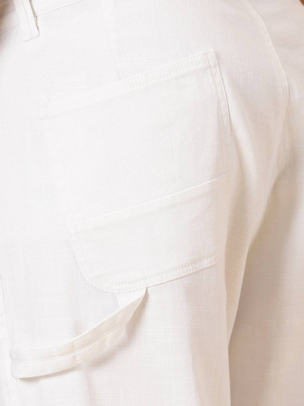 Thomas Scott Men Urban Easy Wash Linen Cotton Chinos Trouser