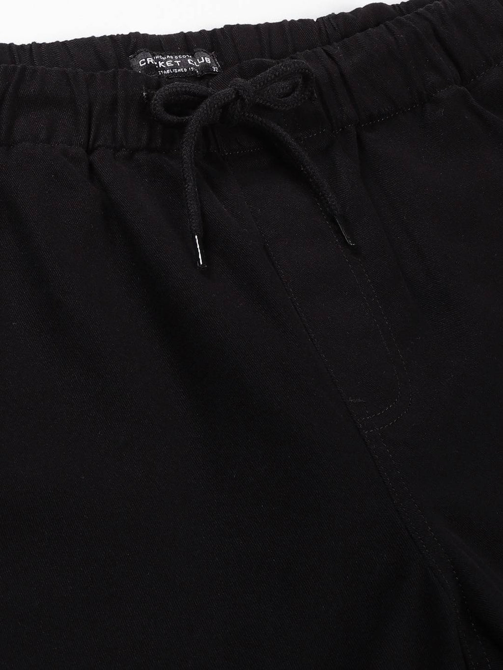 Thomas Scott Men Parachute Loose Fit Mid Rise Pure Cotton Cargo-Style Trousers