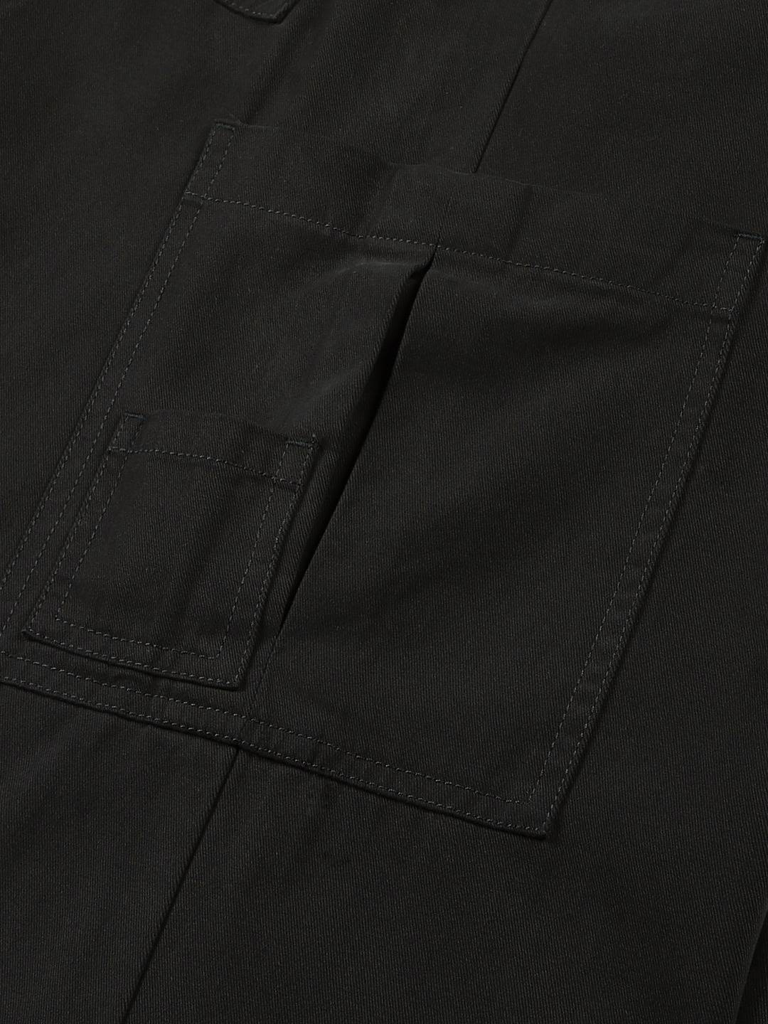 Thomas Scott Men Mid Rise Parachute Fit Pure Cotton Cargo Trousers