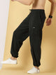 Thomas Scott Men Mid Rise Parachute Fit Pure Cotton Cargo Trousers