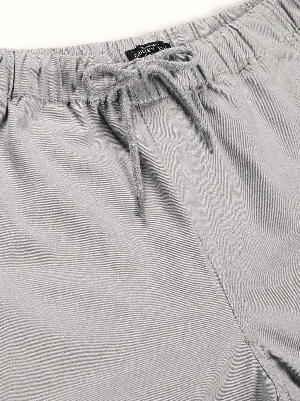 Thomas Scott Men Mid Rise Parachute Fit Pure Cotton Cargo Trousers
