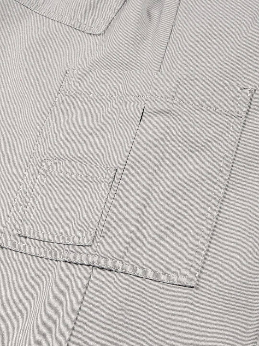 Thomas Scott Men Mid Rise Parachute Fit Pure Cotton Cargo Trousers