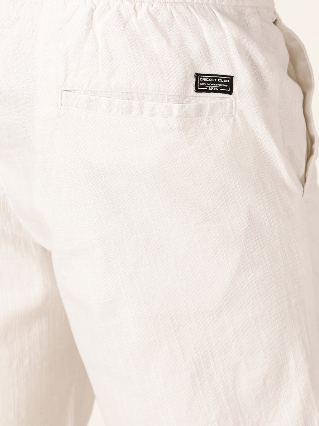 Thomas Scott Men Slim Fit Linen Cotton Shorts