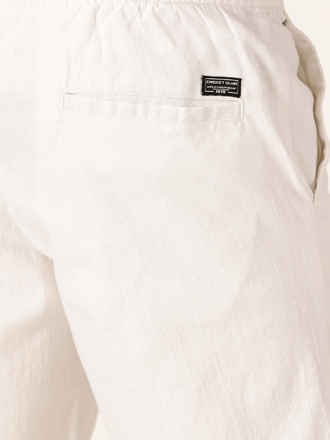 Thomas Scott Men Slim Fit Linen Cotton Shorts