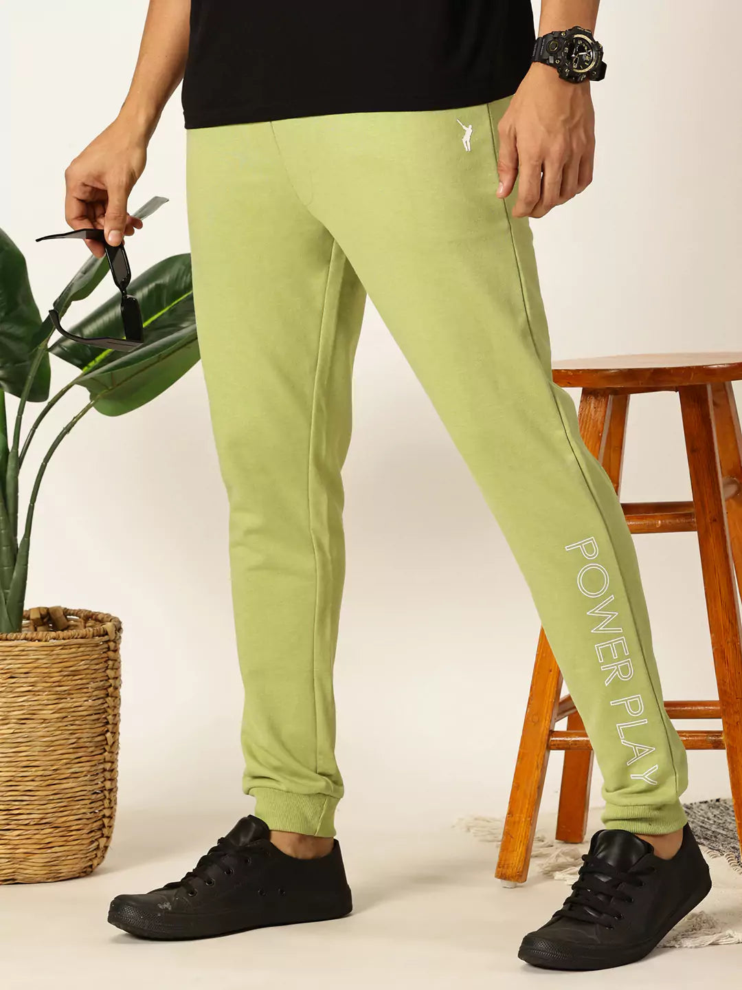 Thomas Scott Men Slim Fit Mid-Rise Joggers