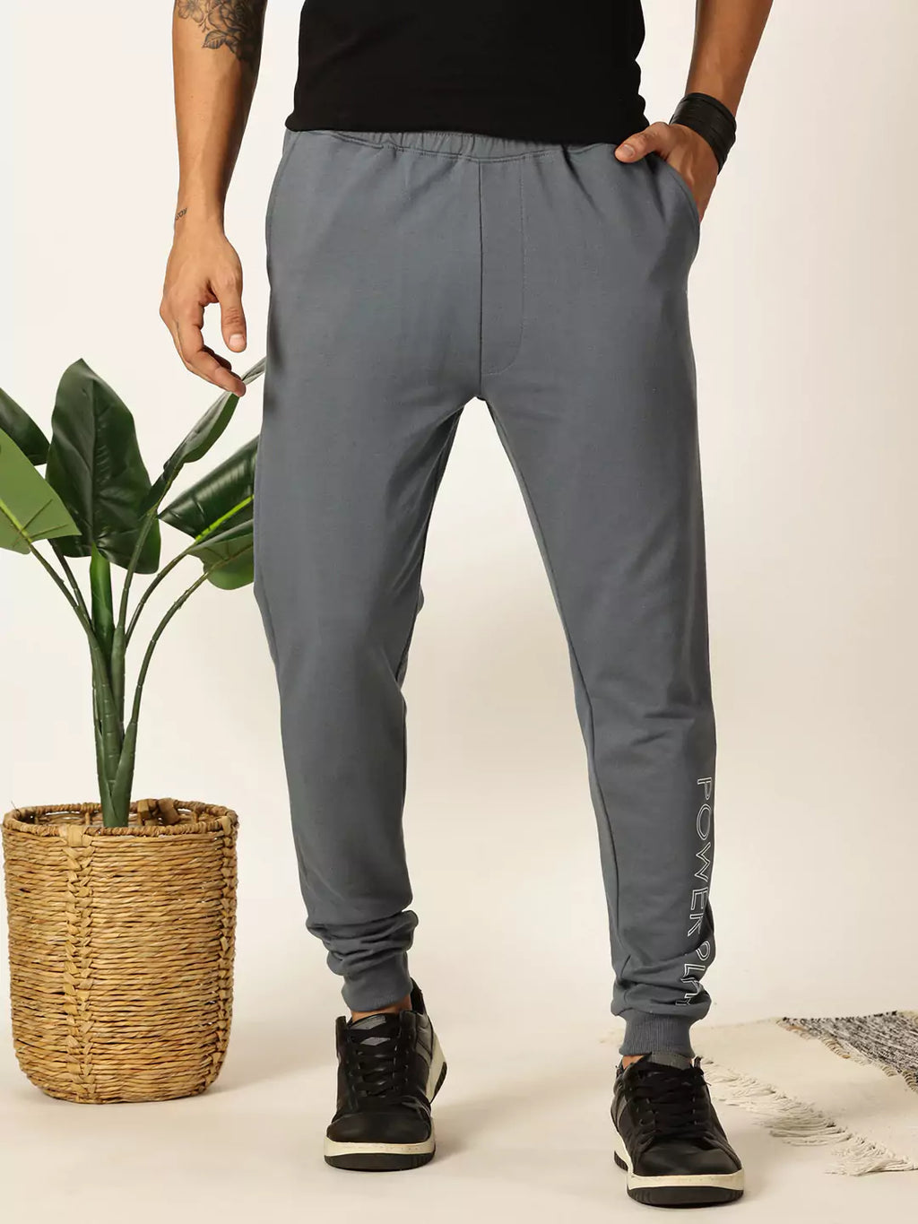 Thomas Scott Men Mid-Rise Slim Fit Joggers