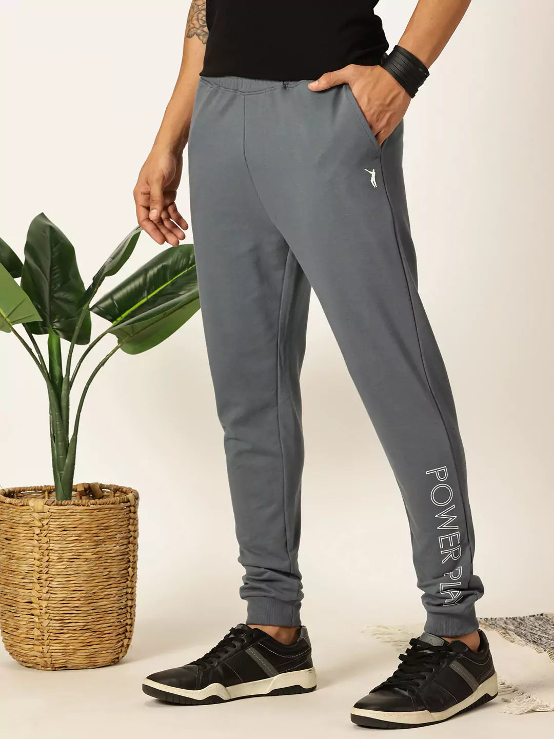 Thomas Scott Men Mid-Rise Slim Fit Joggers