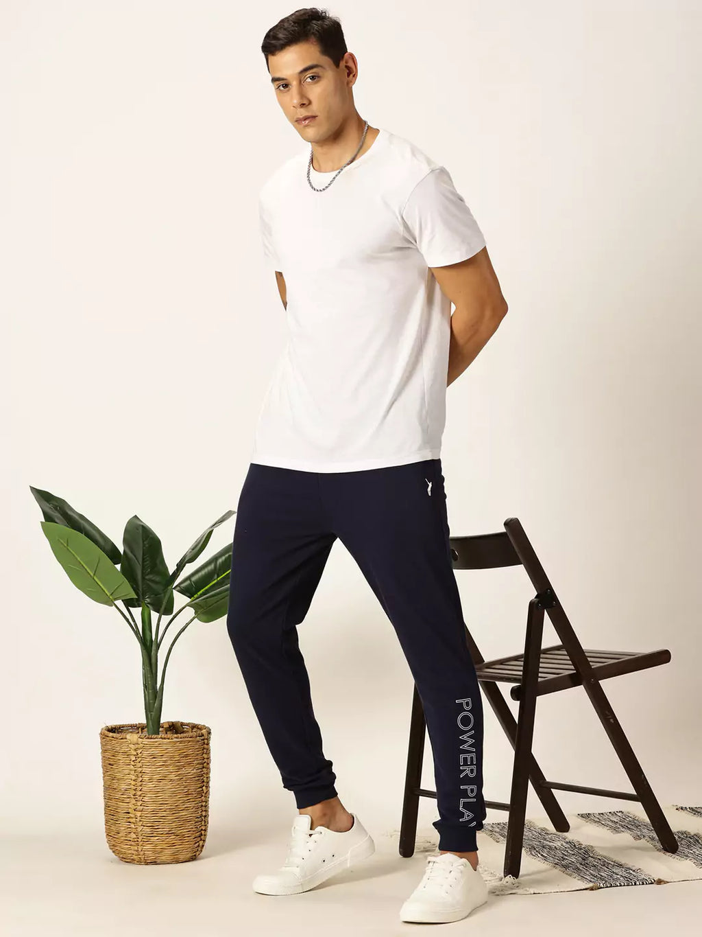 Thomas Scott Men Slim Fit Mid-Rise Joggers
