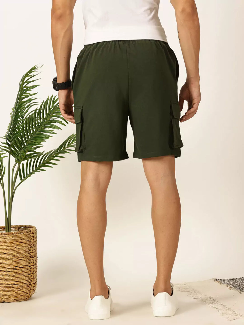 Thomas Scott Men Mid-Rise Casual Shorts