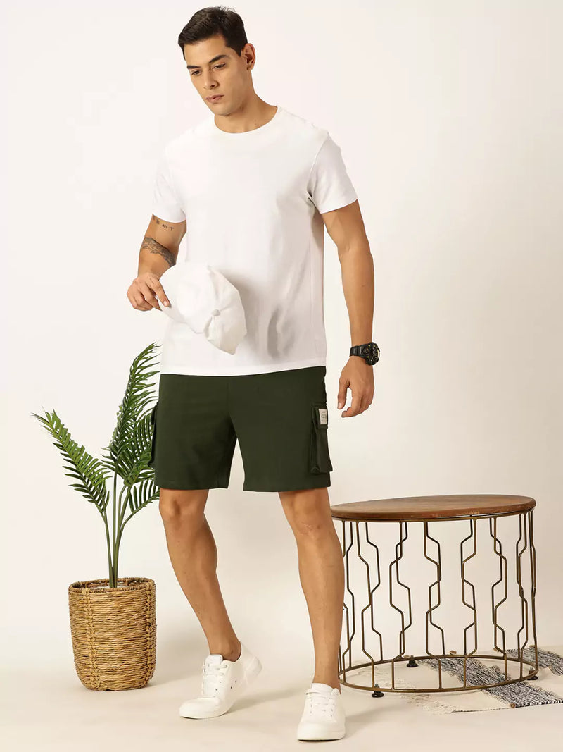 Thomas Scott Men Mid-Rise Casual Shorts