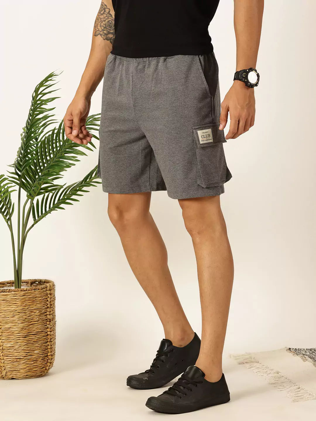 Thomas Scott Men Mid-Rise Casual Shorts