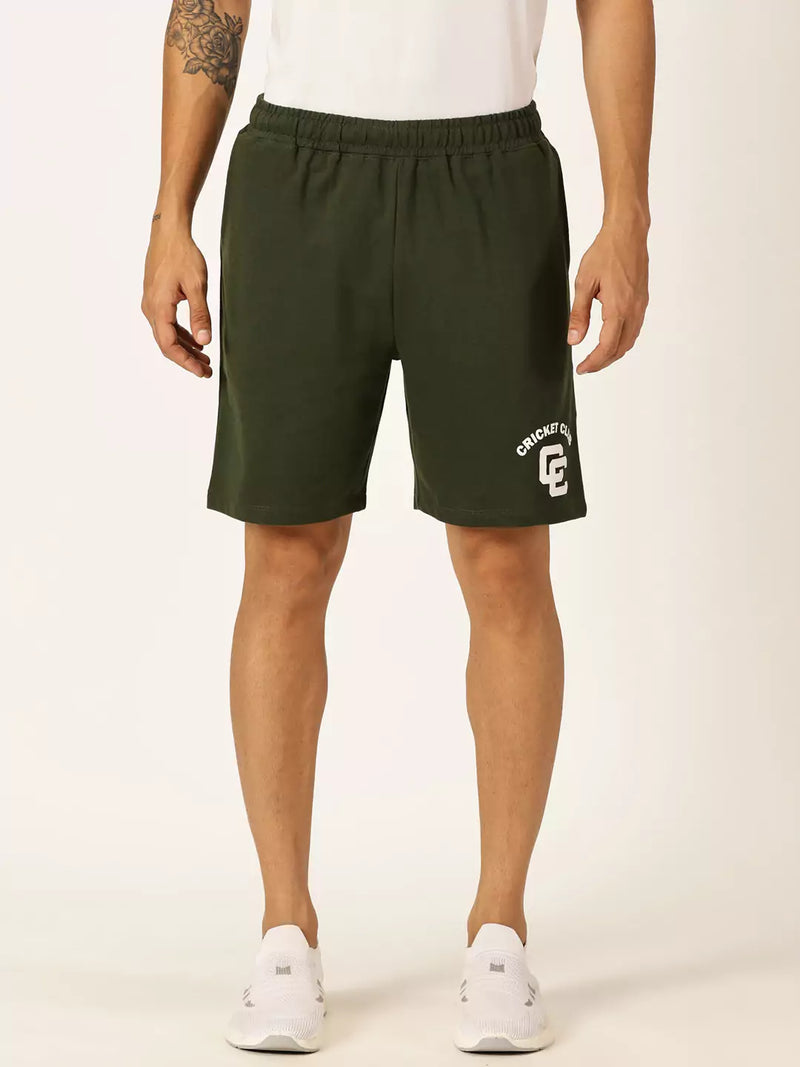Thomas Scott Men Mid-Rise Cotton Shorts