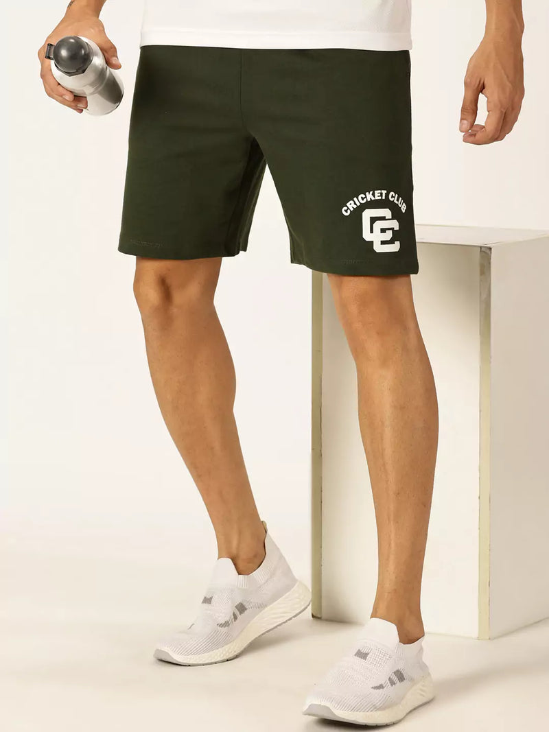 Thomas Scott Men Mid-Rise Cotton Shorts