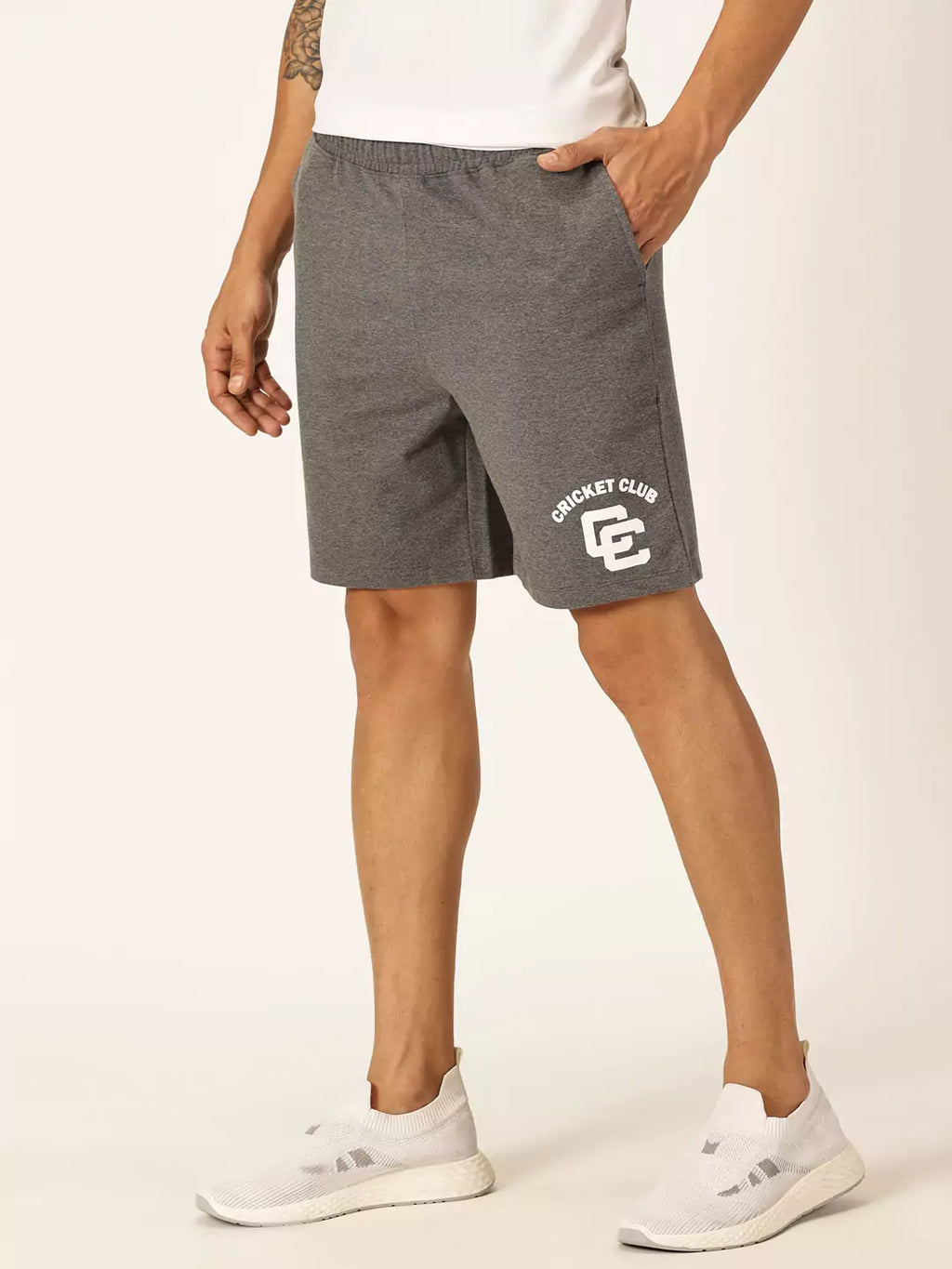 Thomas Scott Men Mid-Rise Sports Shorts