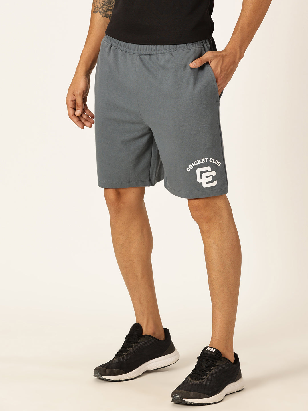Thomas Scott Men Mid-Rise Sports Shorts