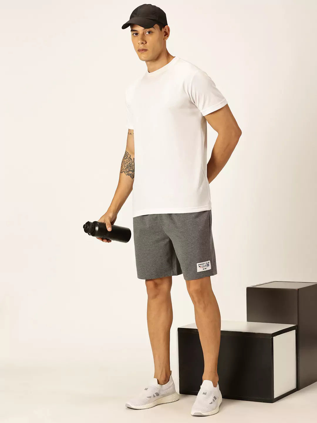 Thomas Scott Men Mid-Rise Sports Shorts
