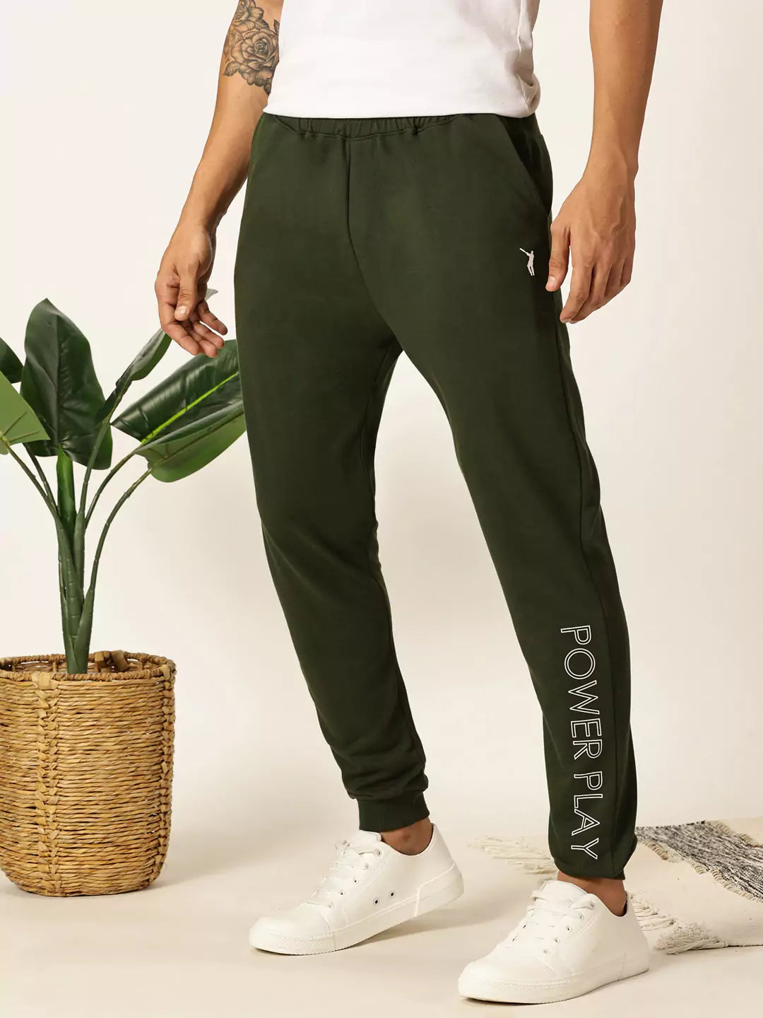 Thomas Scott Men Slim Fit Mid-Rise Joggers
