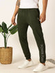 Kombu Green Slim Fit Mid-Rise Solid Joggers For Men